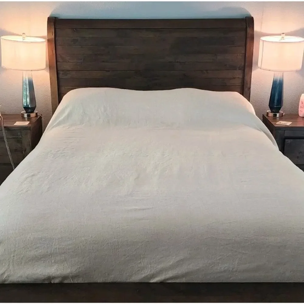 Hotel Collection Linen Beige Full Queen Duvet